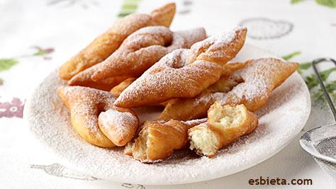 Khvorost galletas de yogur
