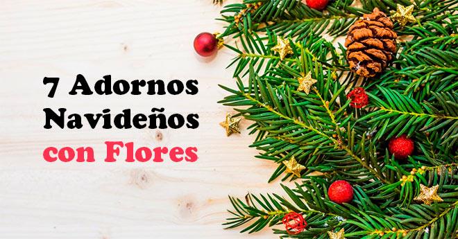 ideas de decoración para navidad con flores