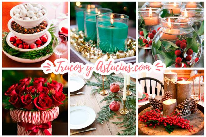 100 Centros de Navidad Caseros para decorar la mesa