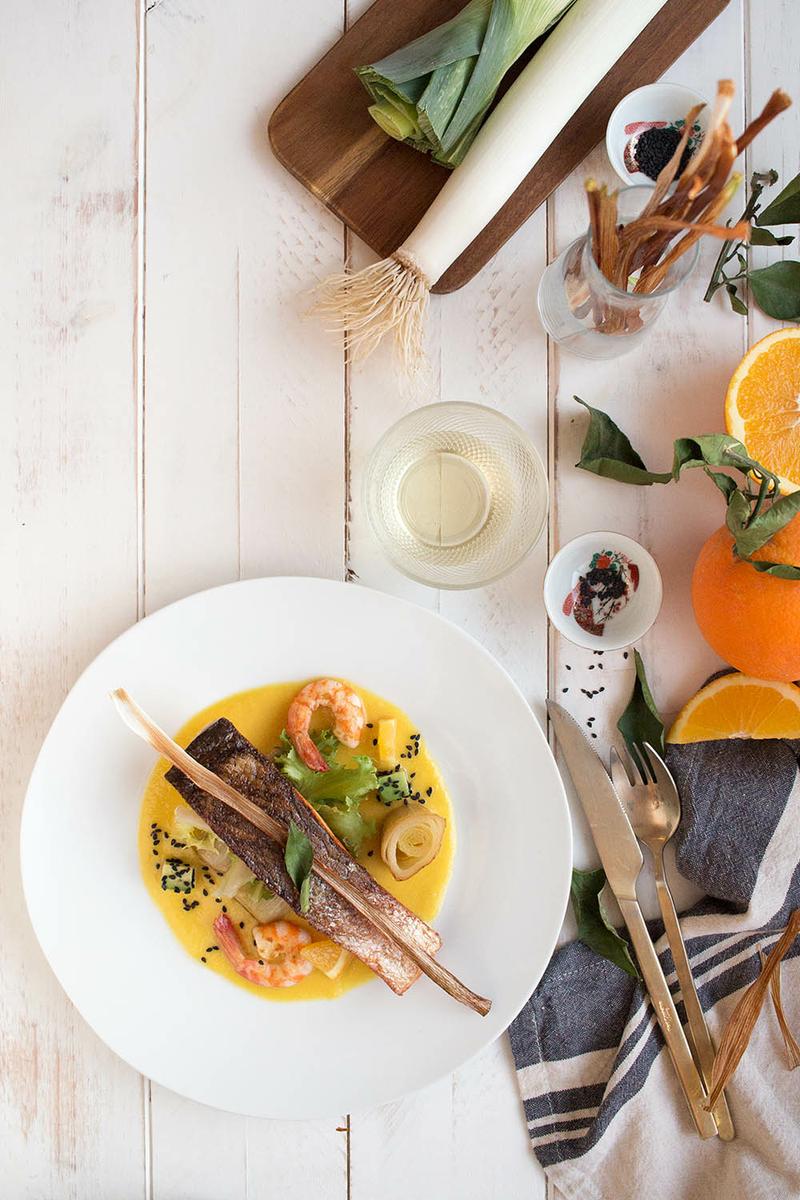 receta de salmón con salsa de naranja al cointreau