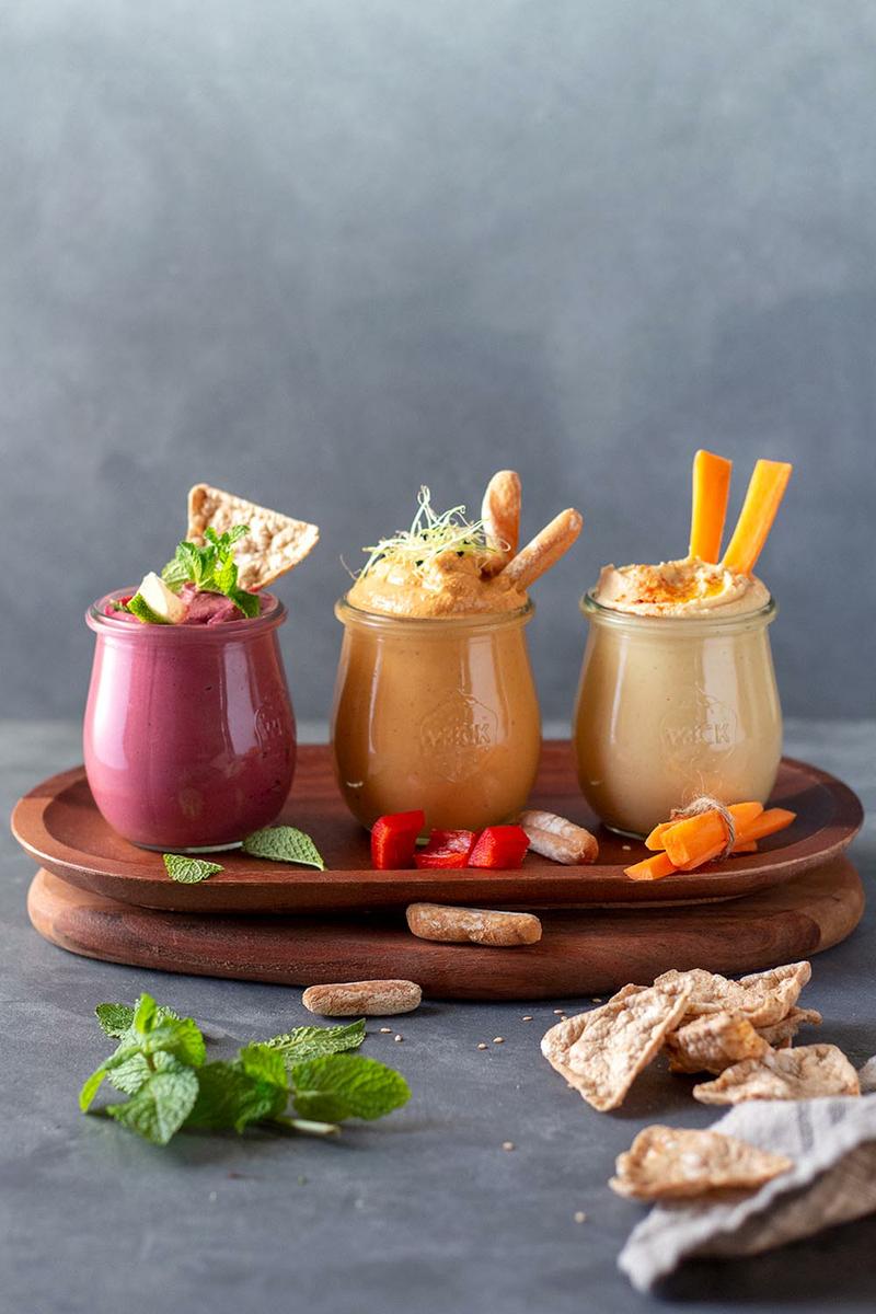 Paté de pimientos rojos crudos