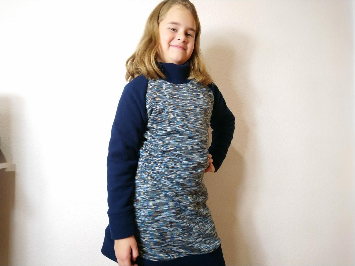 Vestido polar con manga Raglán ¡Con patrones gratis!