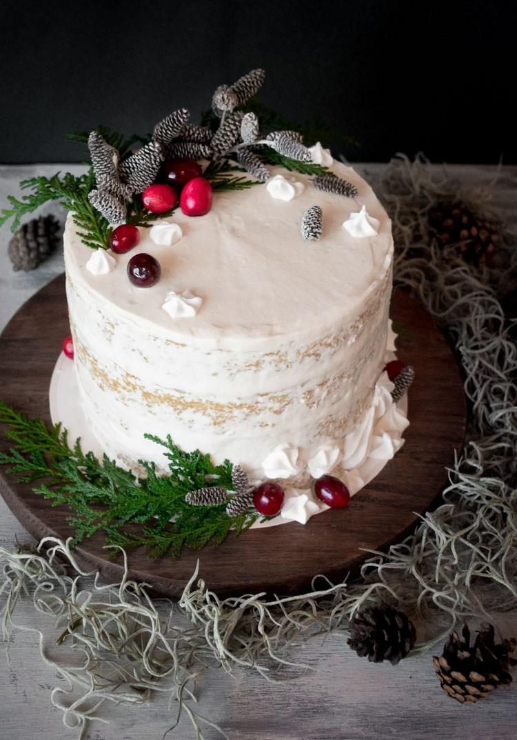 receta de naked cake de vainilla