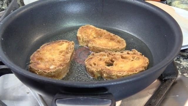 Pan frito para el suquet