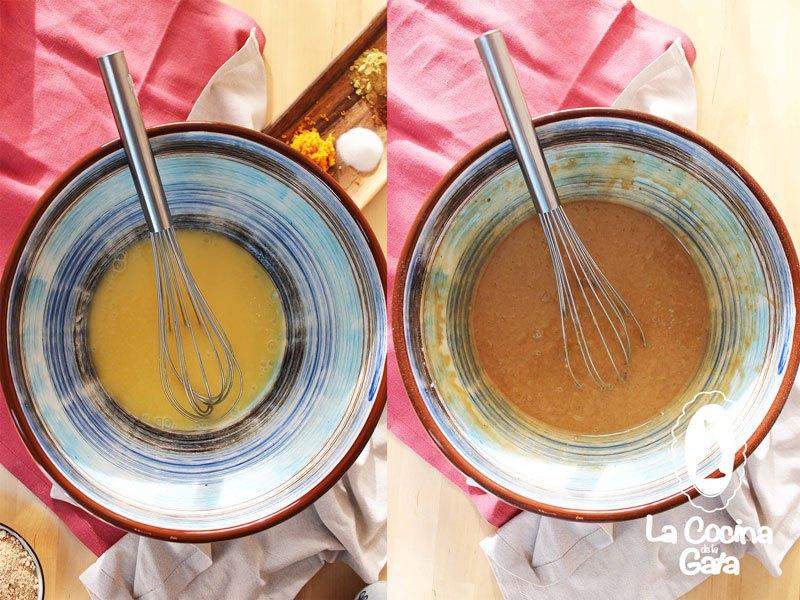 Mezclamos bien los ingredientes