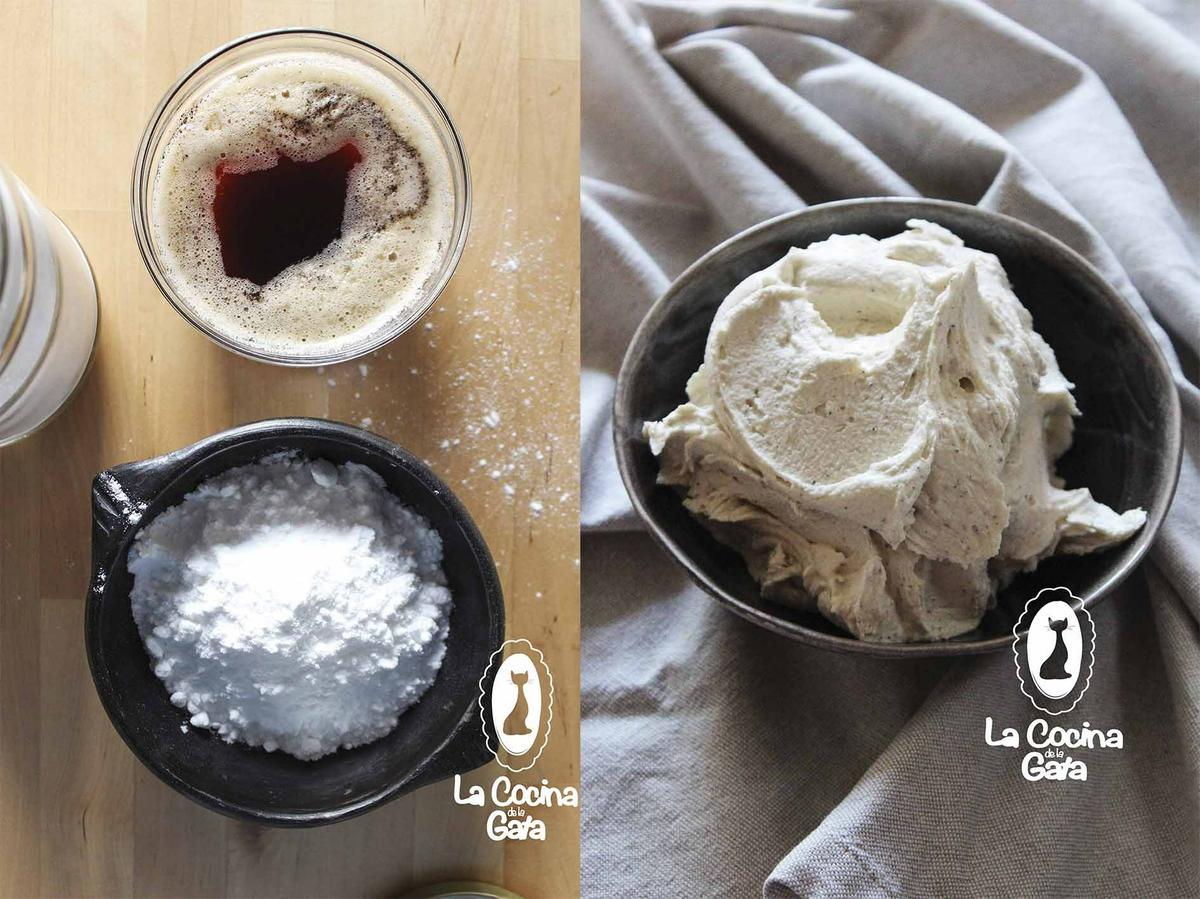 Mantequilla quemada, Azúcar glass y Buttercream lista