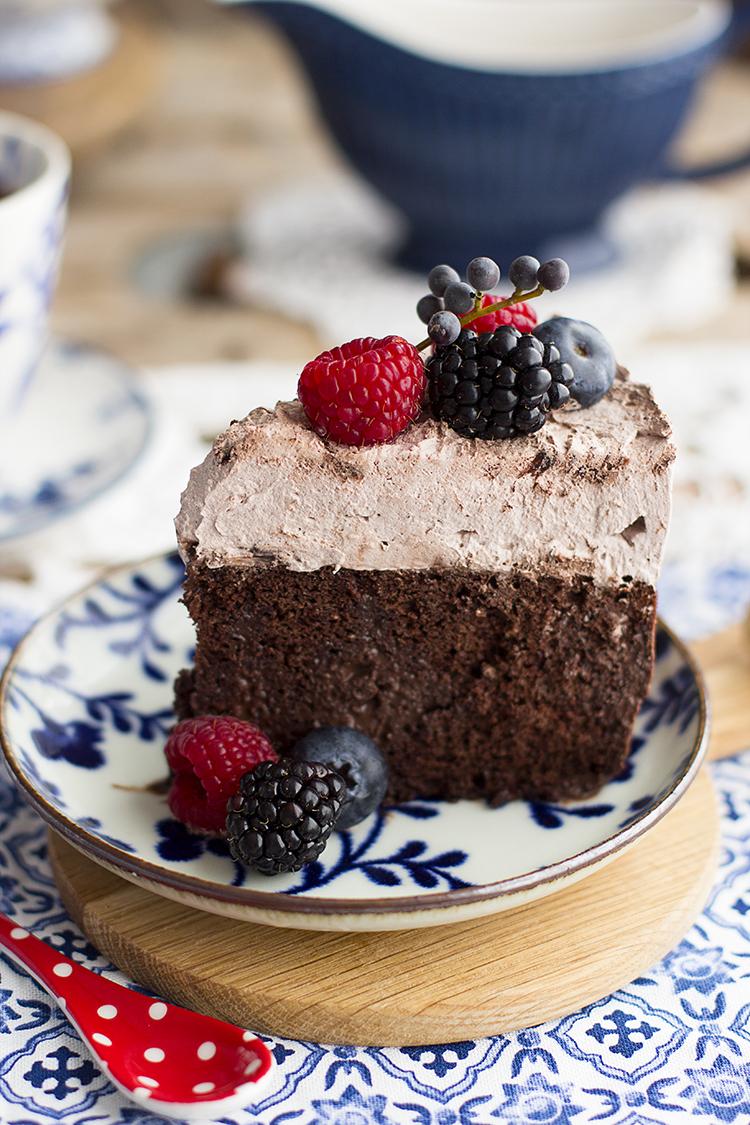 Pastel de 3 leches de chocolate receta sencilla muy chocolateada.