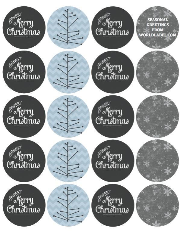 etiquetas gratis regalos navidad