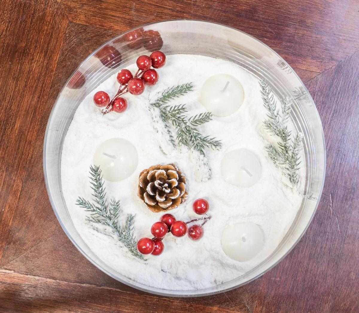 Decoración navideña en el último momento