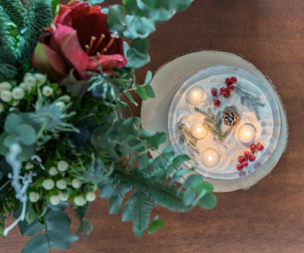 Decoración navideña en el último momento