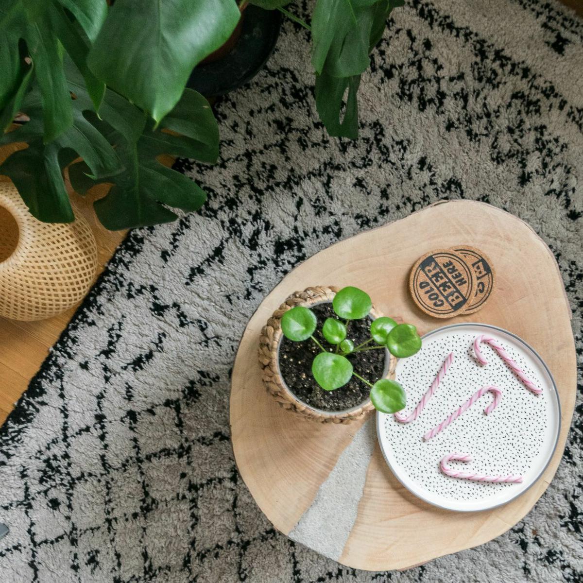 Decoración navideña con dulces