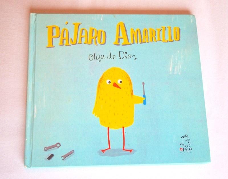 Portada de "Pajaro Amarillo" donde se ve un pajarito amarillo con un destornillador en la mano