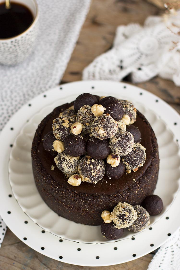 Cheesecake de Ferrero Rocher Saludable la mejor tarta del mundo