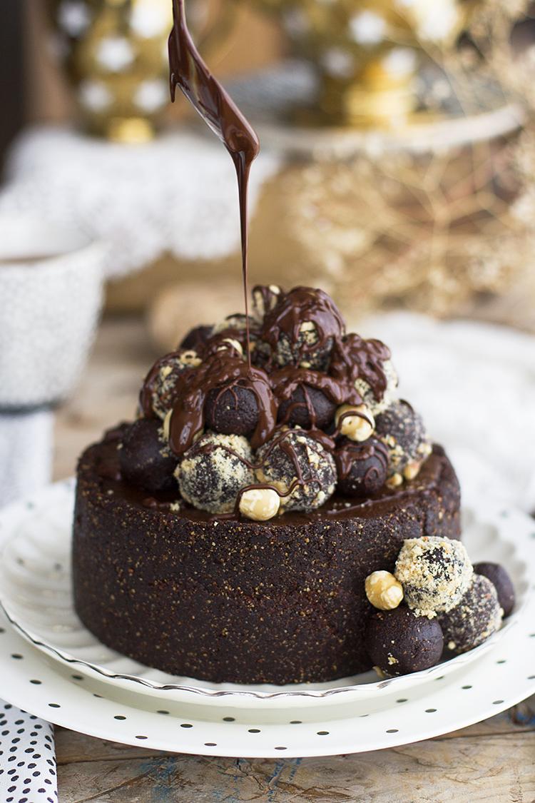 Cheesecake de Ferrero Rocher Saludable la mejor tarta del mundo