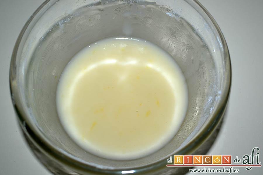 Bundt de naranja navideño, hasta que tenga la consistencia deseada