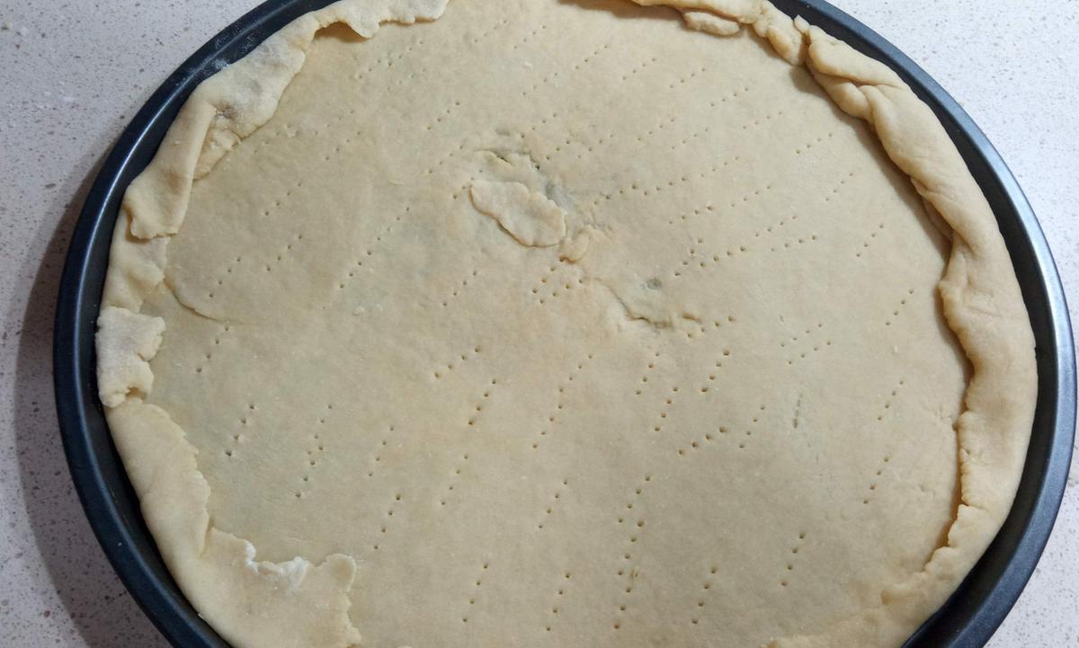 Masa de pizza rápida sin fermentar en Thermomix