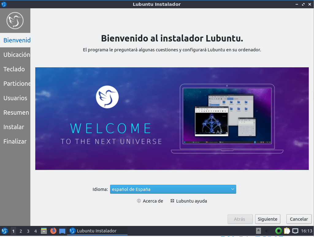 lubuntu 18 instalacion 06