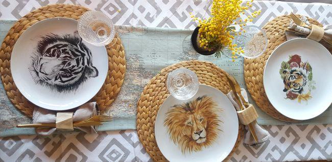 Una bonita mesa salvaje y aventurera