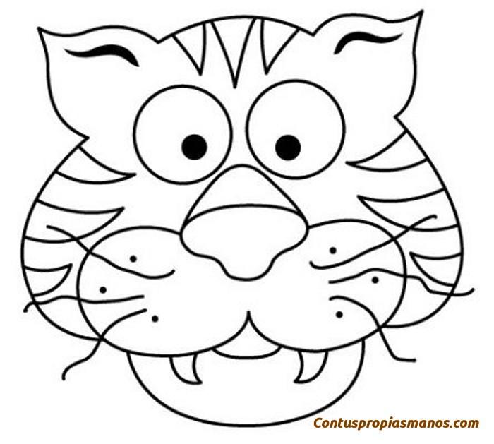 Mascaras para colorear con tus propias manos