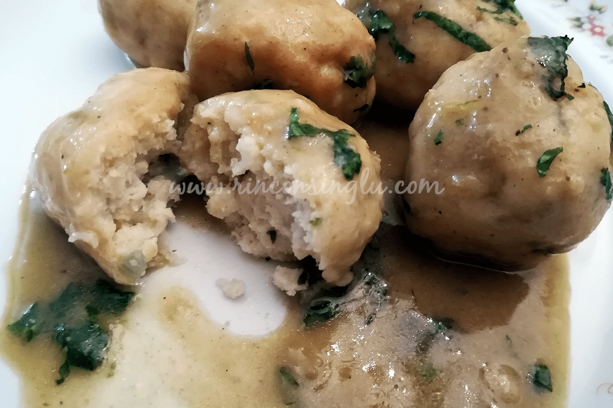 receta de albondigas de pescado sin gluten