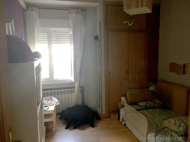 Habitación infantil antes de la transformación