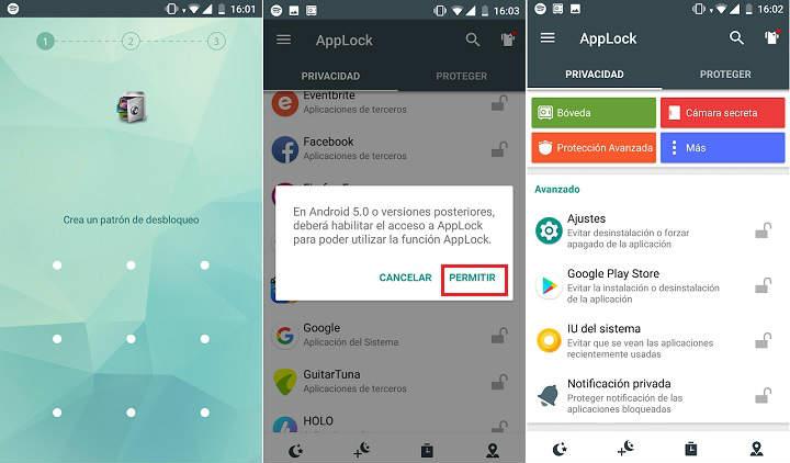 Cómo bloquear con contraseña aplicaciones en Android y ocultar imagenes fotos y videos para que no aparezcan en la Galería del teléfono móvil