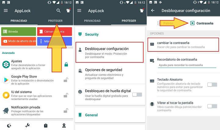 Cómo bloquear con contraseña aplicaciones en Android y ocultar imagenes fotos y videos para que no aparezcan en la Galería del teléfono móvil