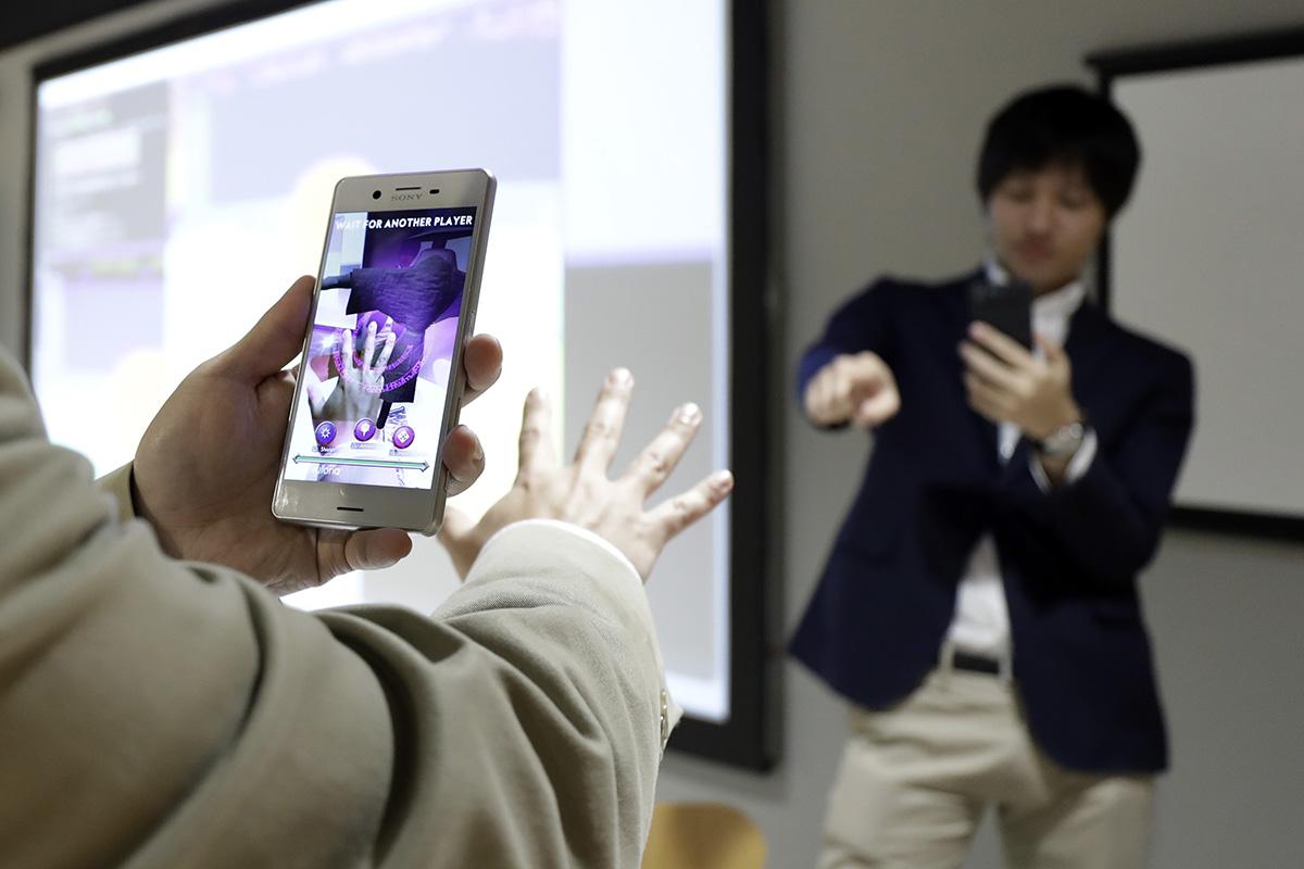 Demostración de los sensores 3D de Sony