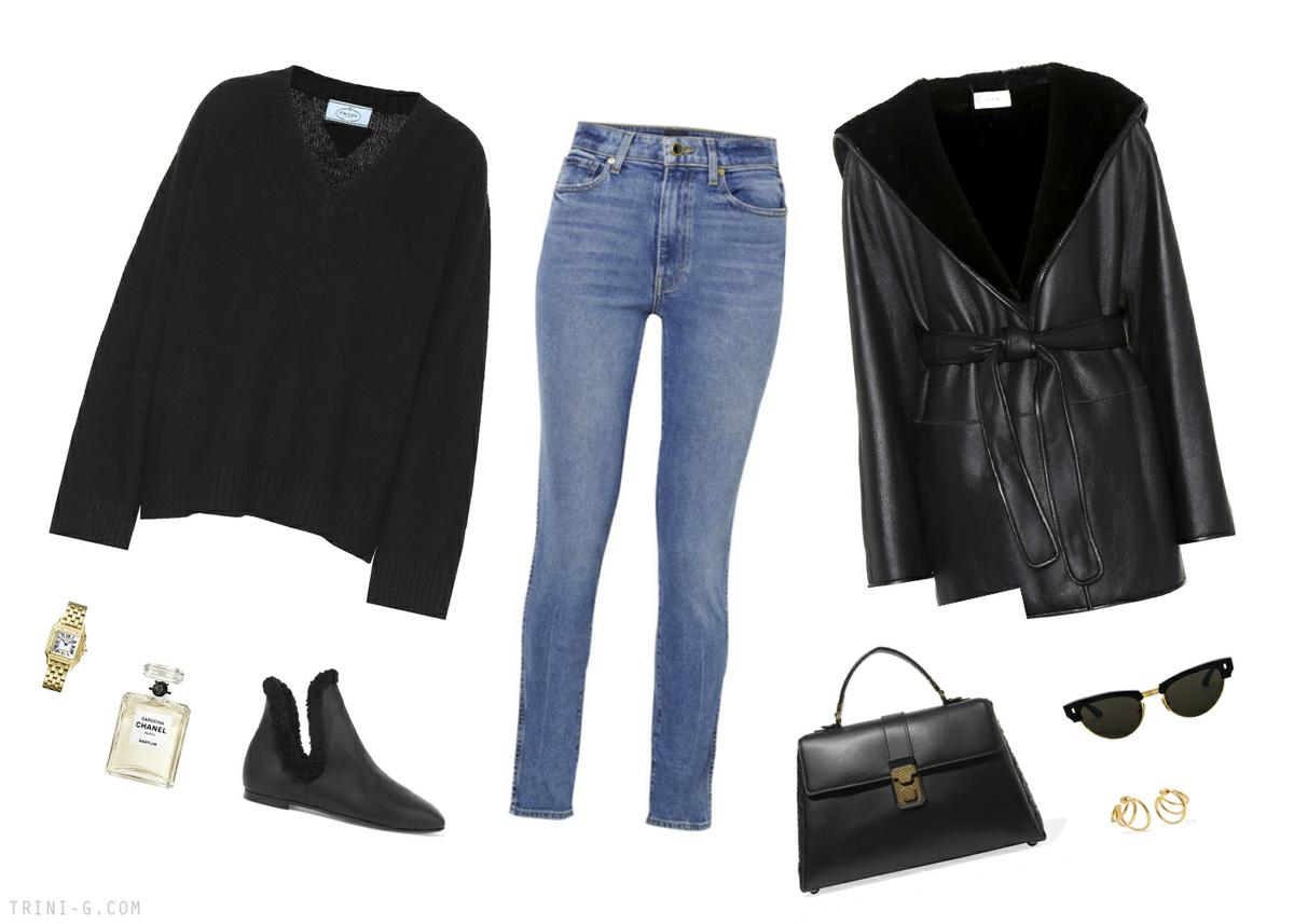 Trini | Khaite jeans The Row jacket