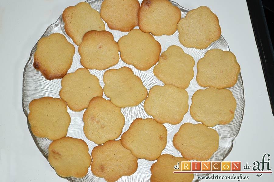 Galletas de turrón, deja enfriar antes de comer