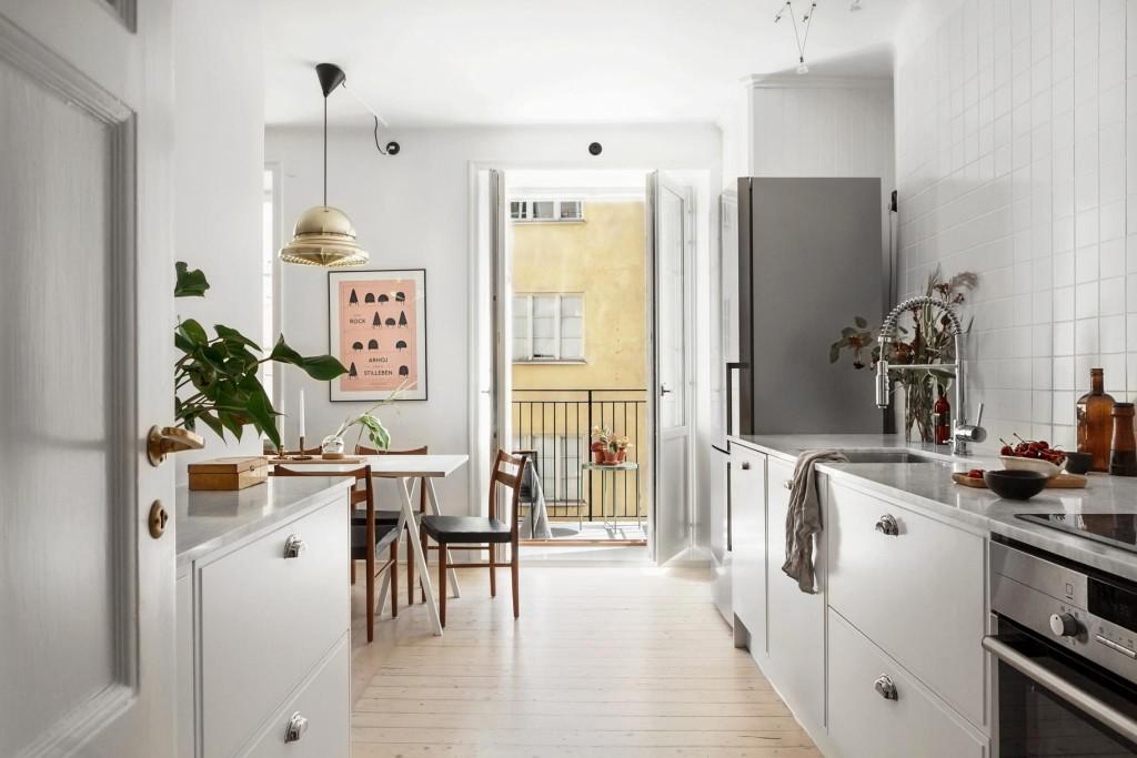 home tour nórdico con color