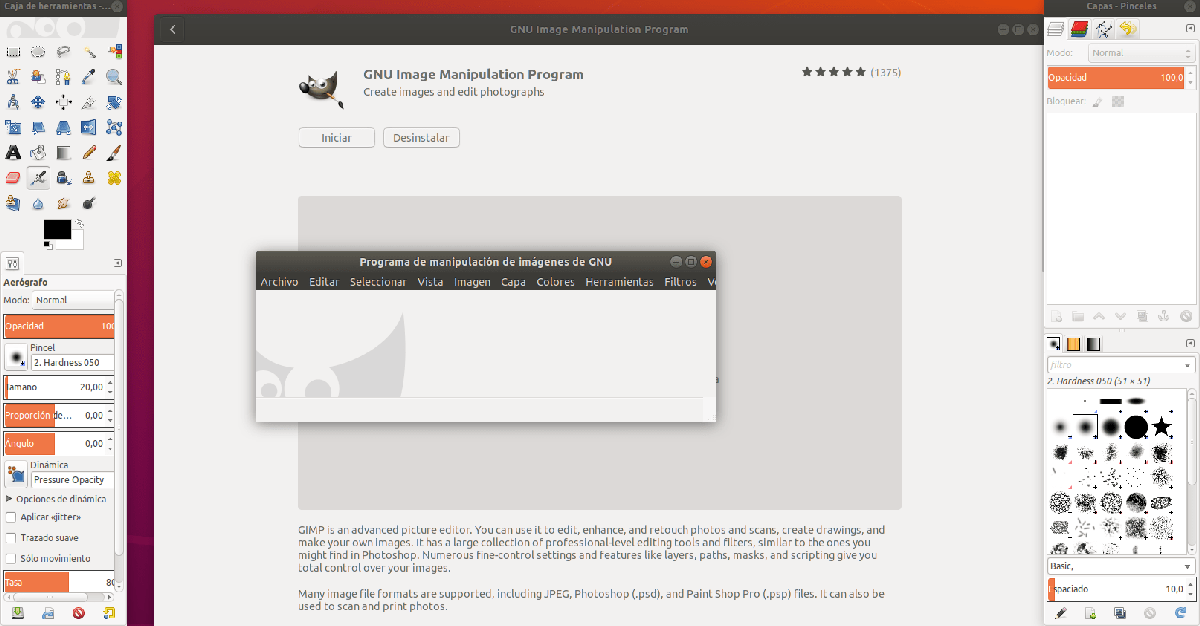 instalar gimp en ubuntu 