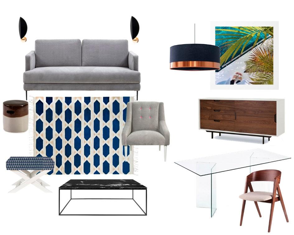 Proyecto: un salón pequeño, dos opciones | Decoración