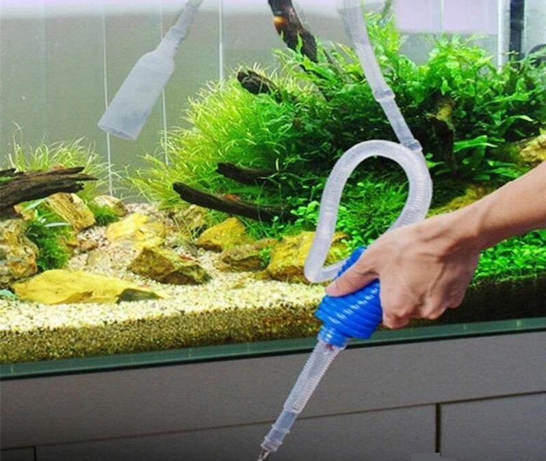 sifonador de acuario manual