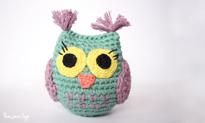 Cómo tejer un búho amigurumi