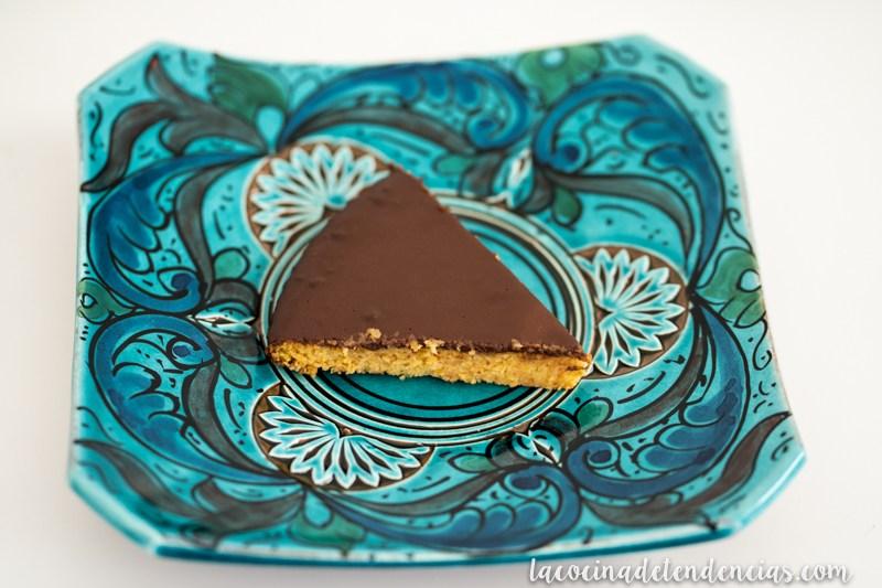 tarta de naranja y chocolate