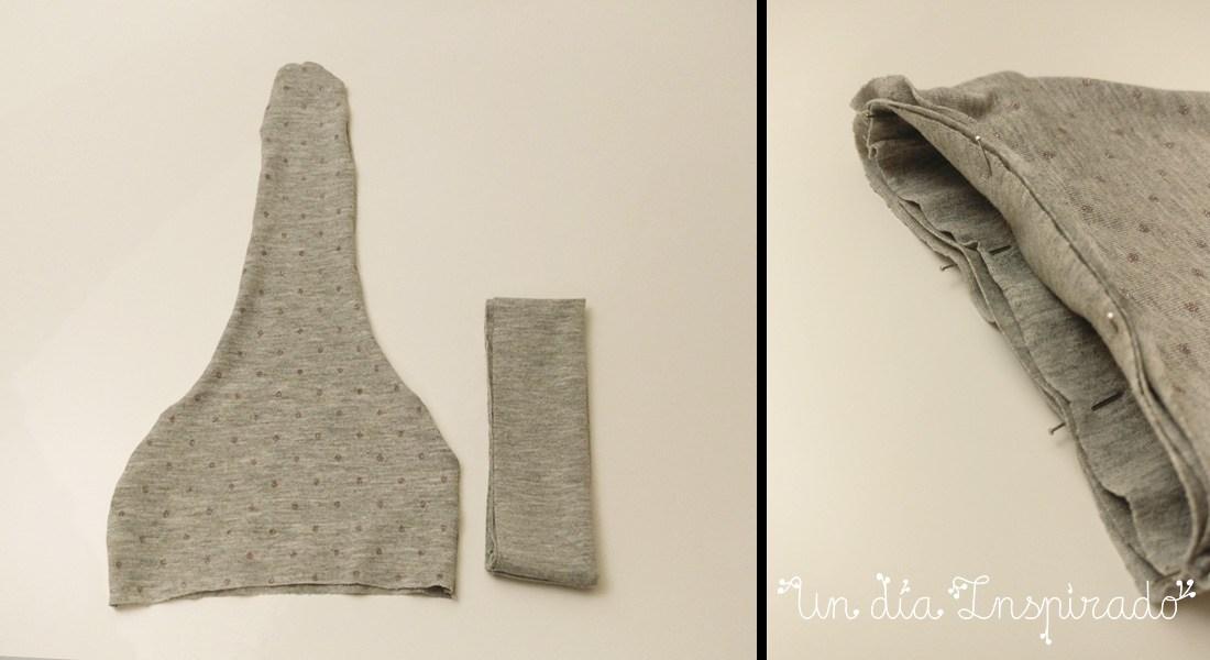 Gorro con nudo para recién nacido