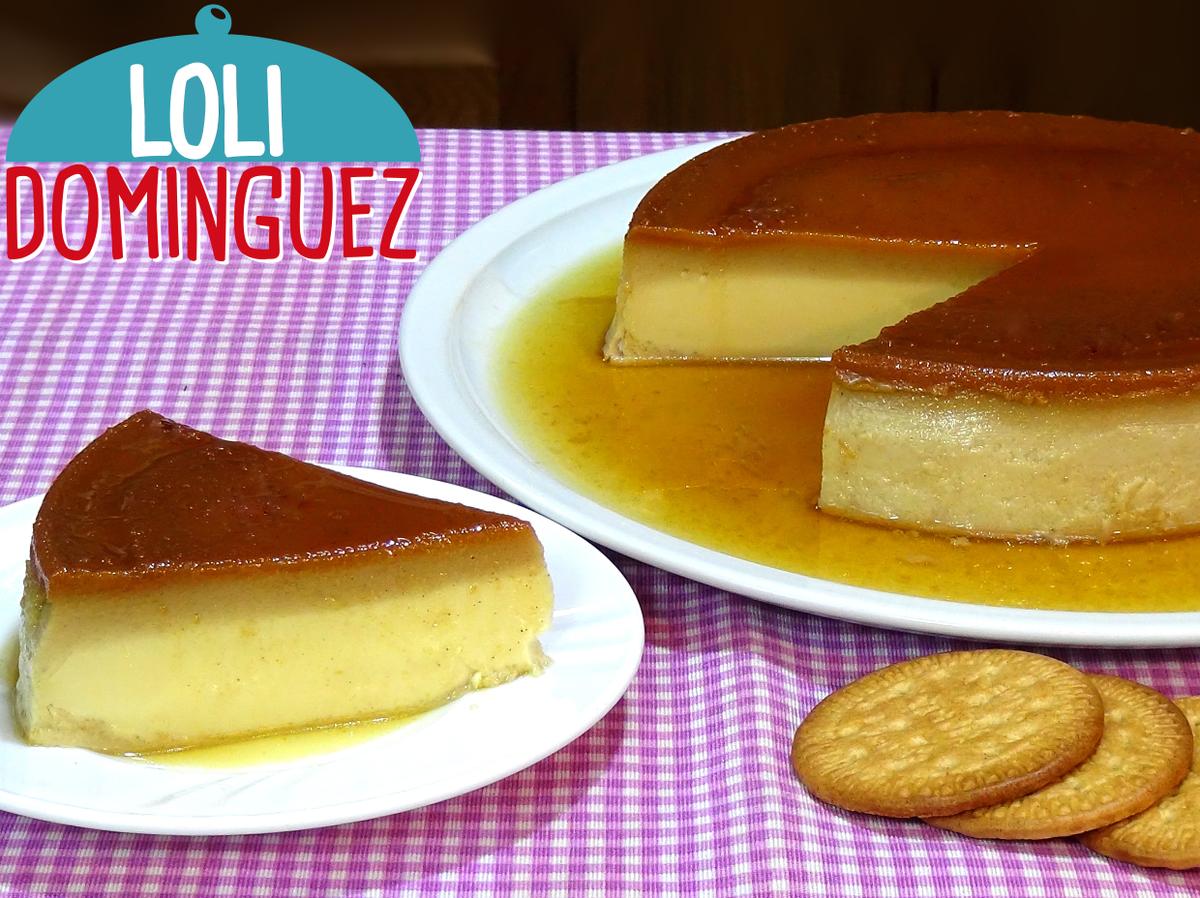 Os enseño como hacer un delicioso y cremoso Flan con galletas de la abuela, sin horno, rápido, muy fácil y casero