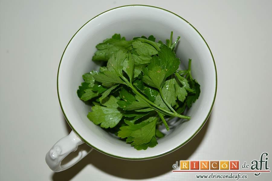 Butifarra espacarrada, cogemos perejil