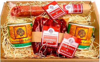 Cesta productos gallegos