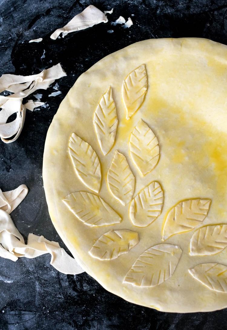 Pay de espinaca, palmitos y alcachofa - receta en revista Maria Orsini