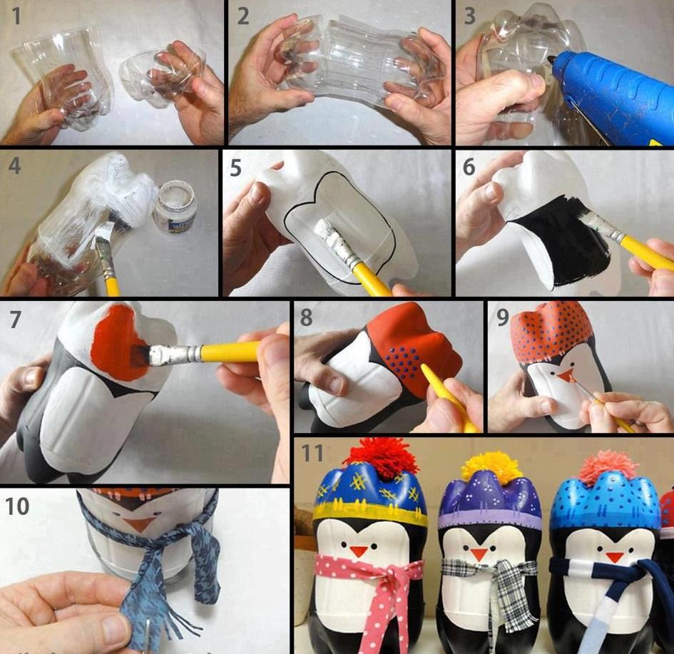 Animales con botellas