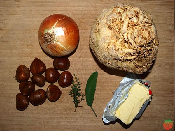 Ingredientes Sopa de apio nabo