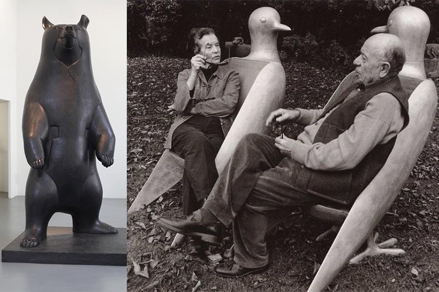 El matrimonio Françoic Xavier y Claude Lalanne.