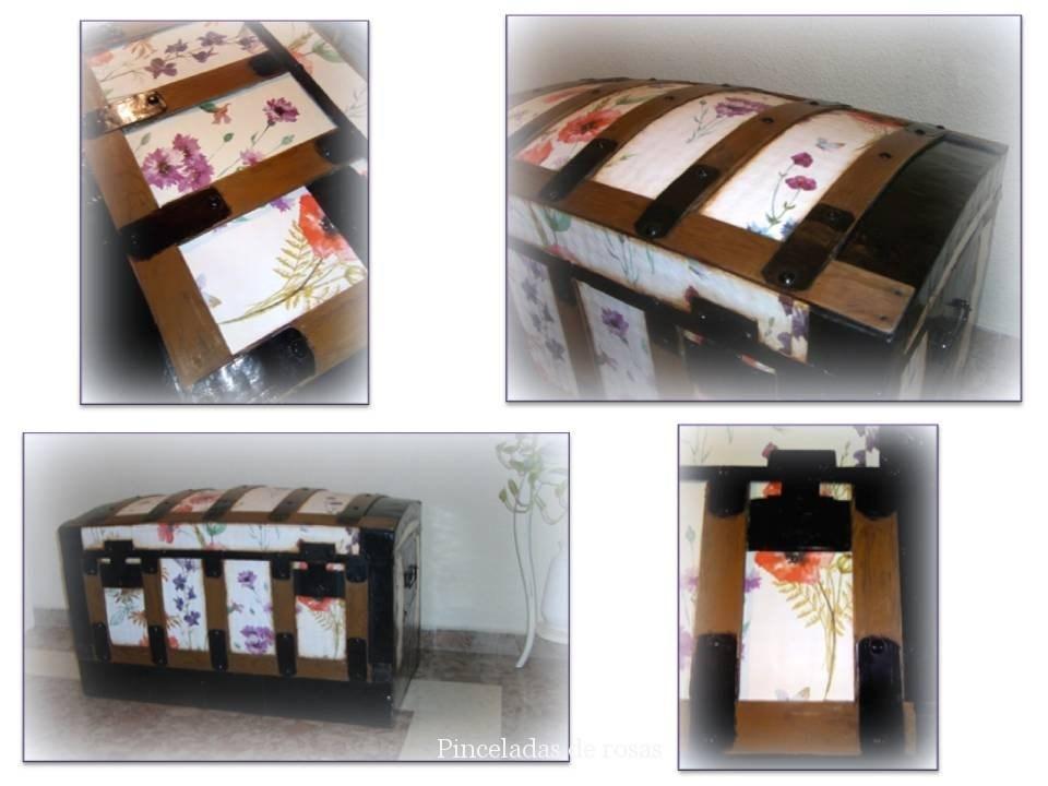 Baúl restaurado con cambio de imagen