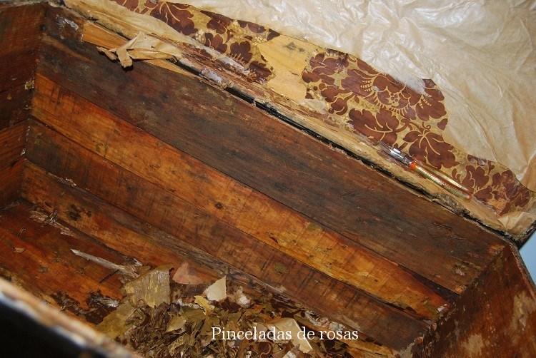 Baúl restaurado con cambio de imagen