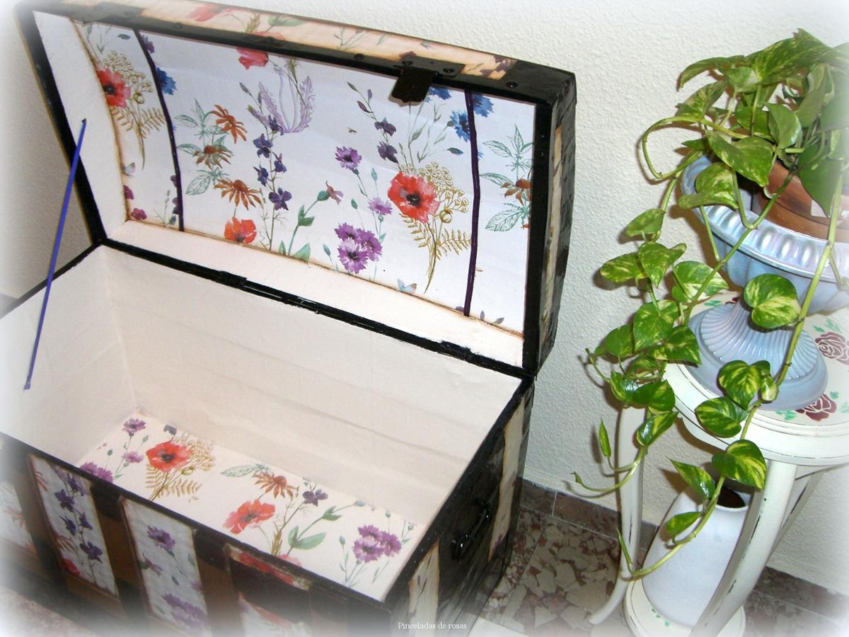 Baúl restaurado con cambio de imagen