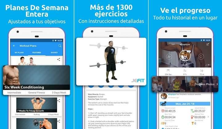 las mejores aplicaciones para hacer ejercicio en casa y perder peso adelgazar sin necesidad de equipación ni herramientas. Entrenamientos personales para hombres y mujeres