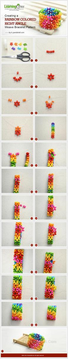 bisuteria jewelry tutorial paso pulseras bracelets beads colors