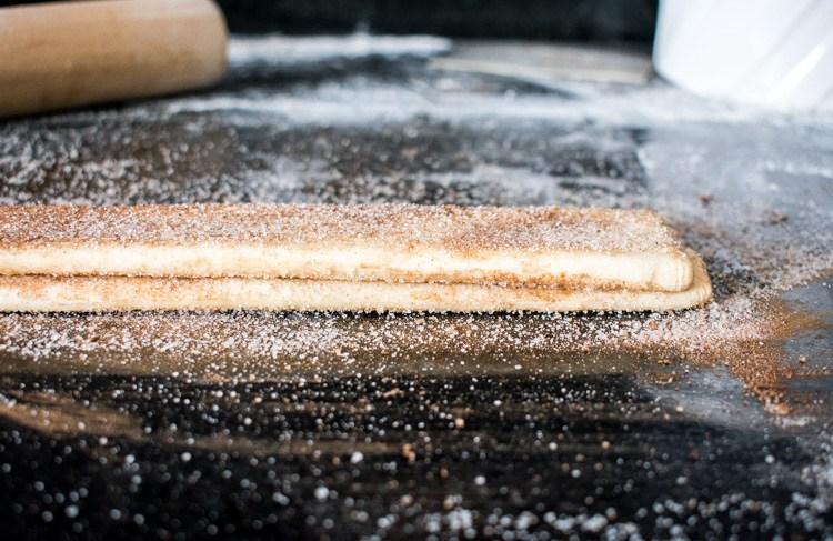 Orejitas de hojaldre con canela - Receta de Revista Maria Orsini